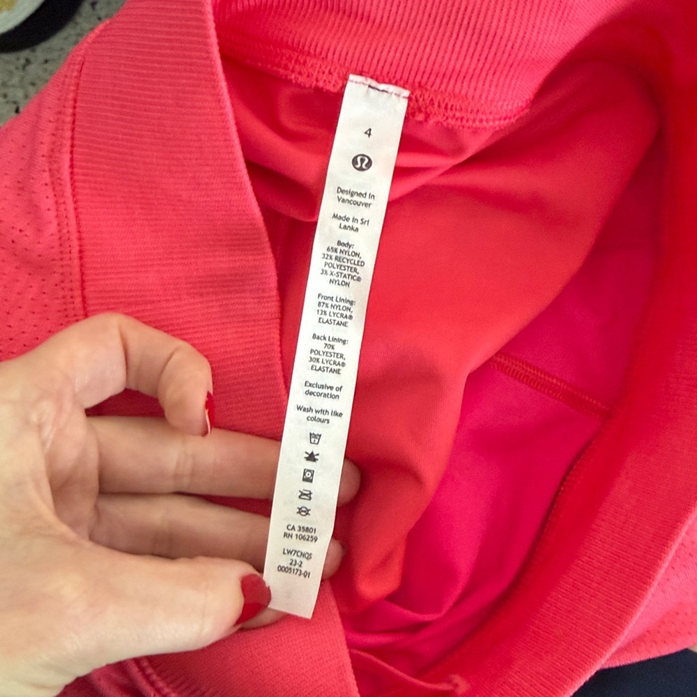 Lululemon Swiftly Tech high rise skirt lip gloss pink 4 - Picture 8 of 12